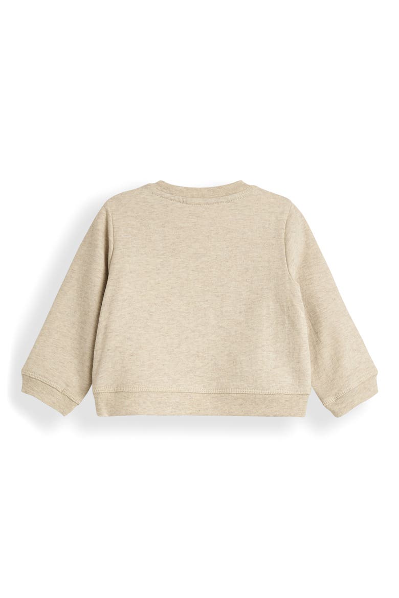 Safari Cotton Sweatshirt & Sweatpants Set, Alternate, color, NATURAL