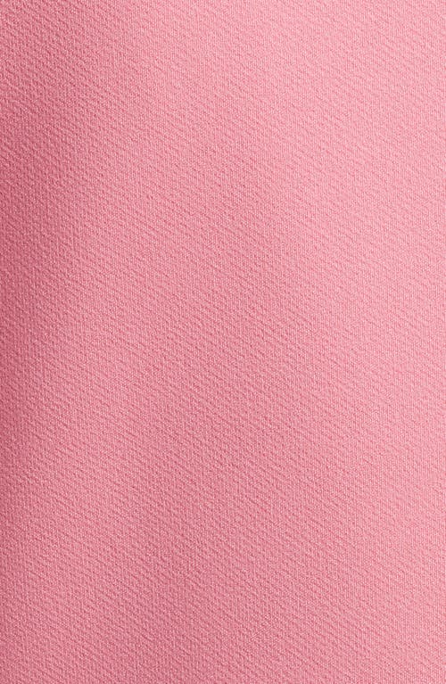 Shop Anne Klein One-button Stretch Knit Blazer In Pink Dahlia