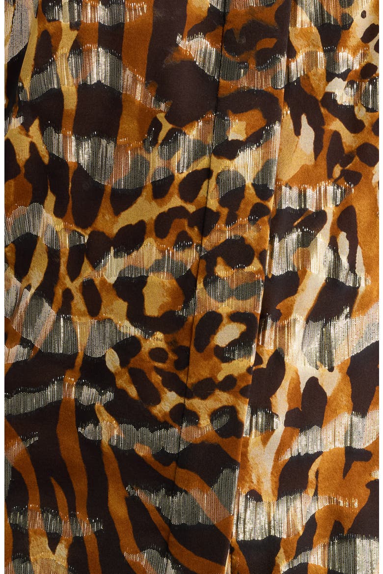 Gillian Silk Blend Top, Alternate, color, ABSTRACT LEOPARD