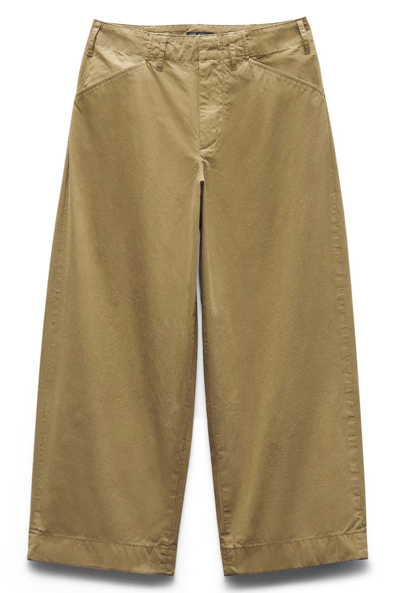 Banks Wide Leg Ankle Pants, Alternate, color, GRN