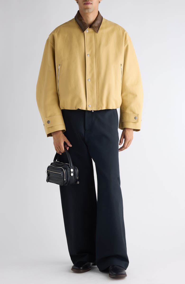 Acne Studios Opado Cotton Sateen Jacket, Alternate, color, Sand Beige