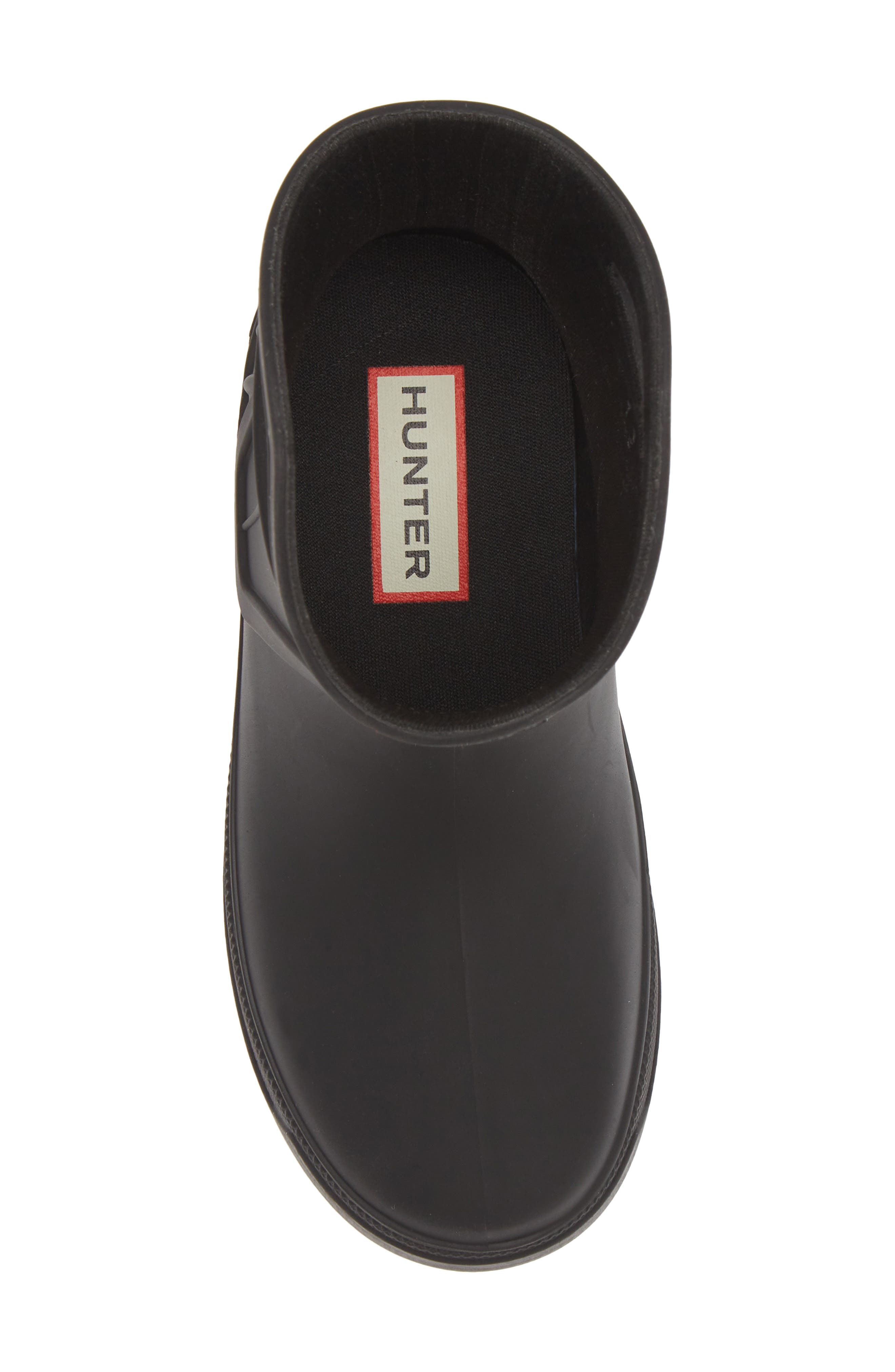 Hunter Kids' Georgey Waterproof Rain Boot, Alternate, color, Black 001