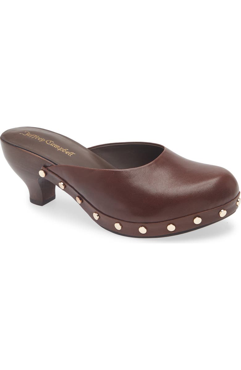 Jeffrey Campbell Cloguette Mule, Main, color, Coffee