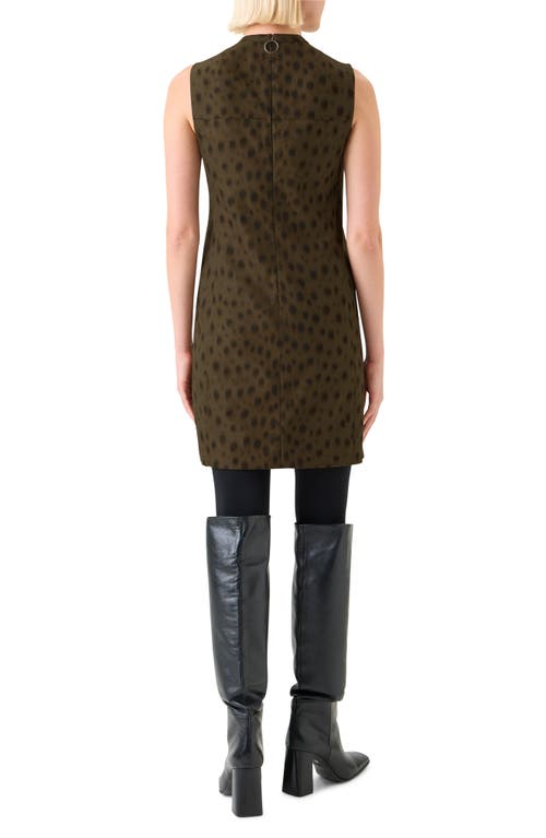 Akris Punto Francois Hardy Brushed Techno Gabardine Mini Dress In Multi
