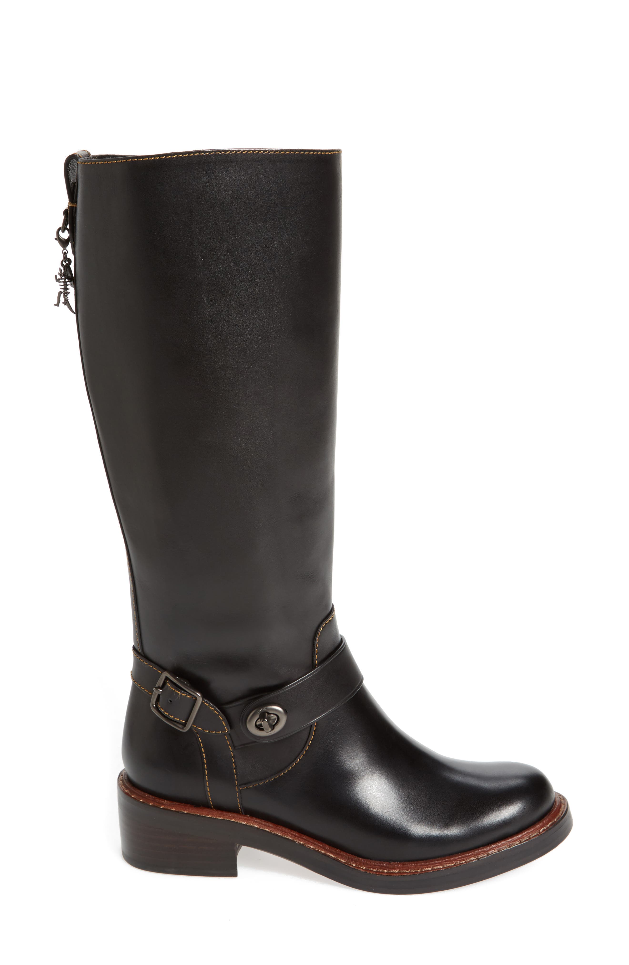 COACH Sutton Riding Boot, Alternate, color, 