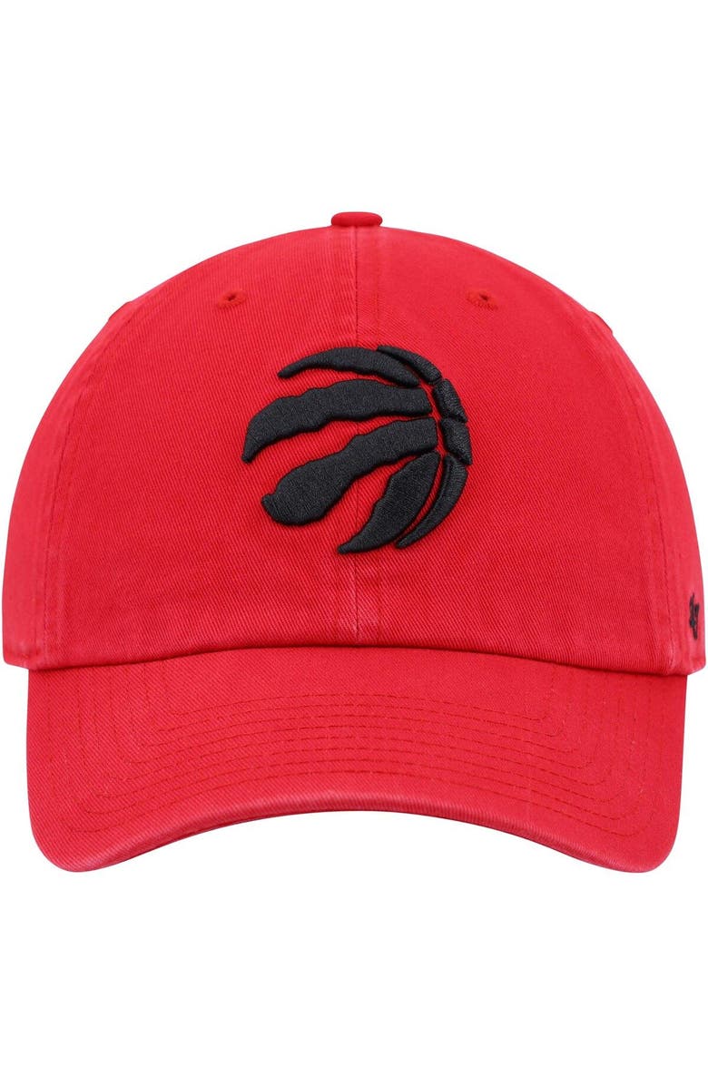 '47 Men's '47 Red Toronto Raptors Team Clean Up Adjustable Hat, Alternate, color, Red
