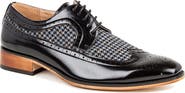 Gino Vitale Houndstooth Wingtip Derby