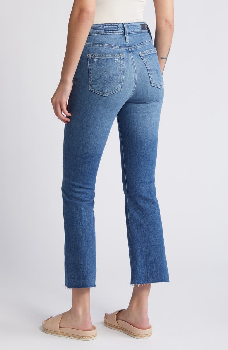 AG Farrah Raw Hem Crop Bootcut Jeans, Alternate, color, 