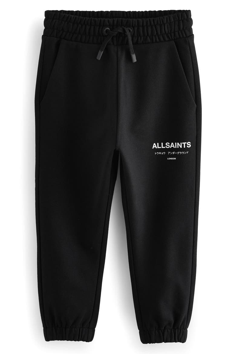 Kids' Underground Logo Joggers, Main, color, BLACK