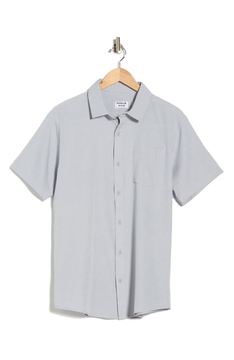 Hurley Tech Chambray Woven Shirt, Alternate, color, Light Asteroid