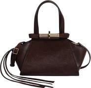 Kenneth Cole Crosby Small Leather & Haircalf Satchel