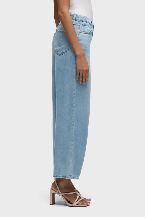 Shop Hudson Jeans Rosie High-rise Wide Leg Ankle In Sprout