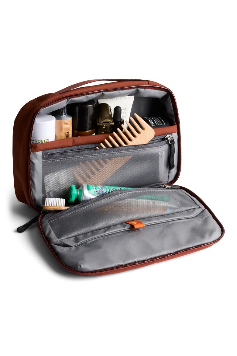 Hanging Water Resistant Toiletry Kit, Alternate, color, CLAY