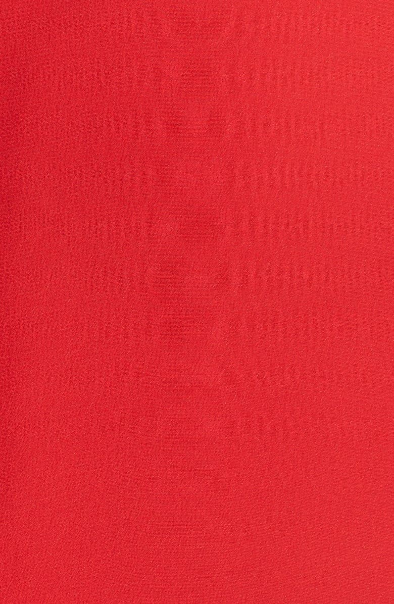 Tart 'Krista' Mirror Print Silk Top, Alternate, color, Tango Red