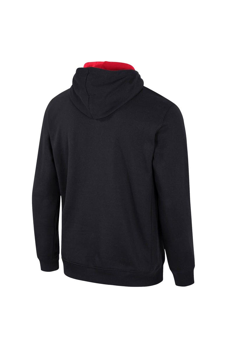 COLOSSEUM Men's Colosseum Black Louisville Cardinals Half-Zip Hoodie, Alternate, color, Black