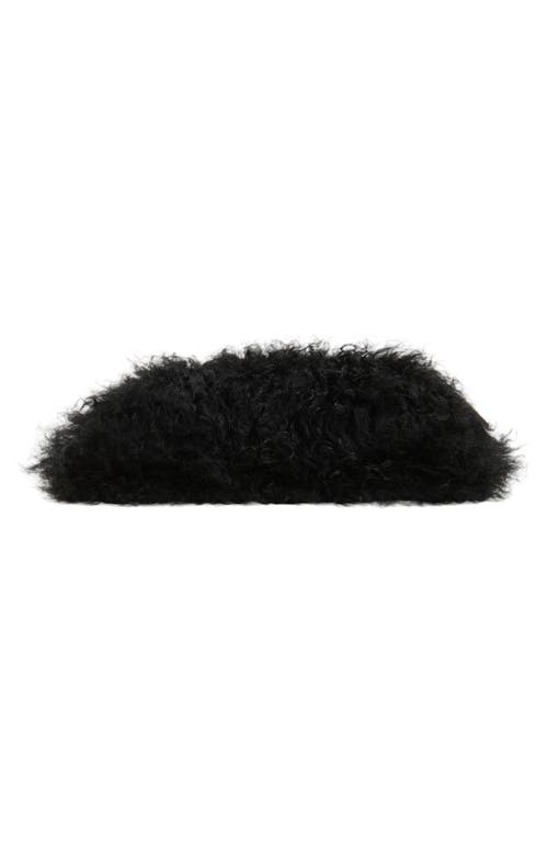 Dolce & Gabbana Dolce&gabbana Targhetta Genuine Shearling Clutch