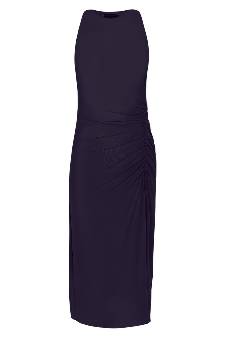 Getty Ruched Cover-Up Maxi Dress, Main, color, BLUE OCEAN