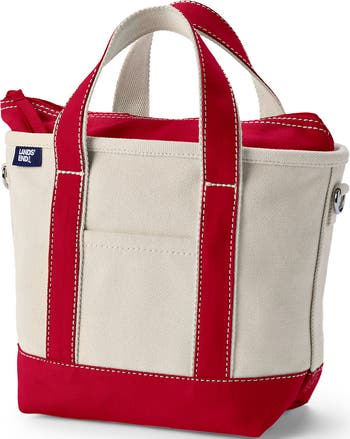Lands' End Zip Top Canvas Tote Bag | Nordstrom