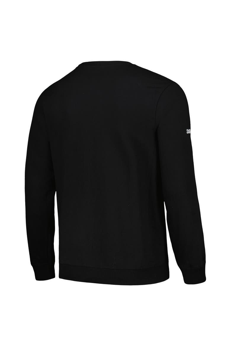 Men's Stitches  Black Miami Marlins Pullover Sweatshirt, Alternate, color, Black