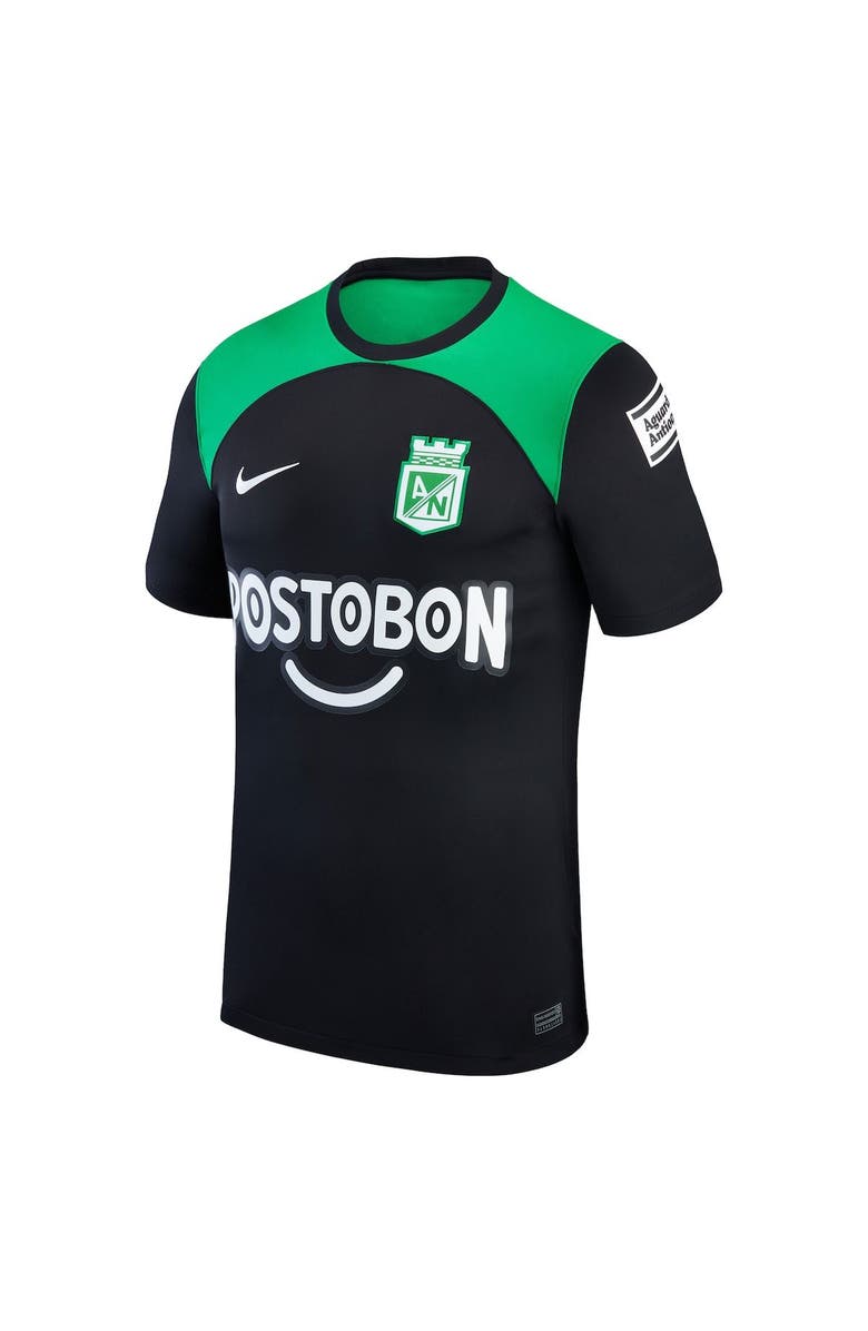 Nike Men's Nike Black Atlético Nacional Away Replica Jersey, Alternate, color,