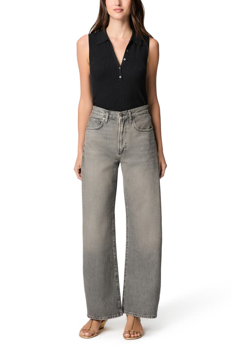 Arellia High Waist Wide Leg Jeans, Alternate, color, FAIRFAX GREY
