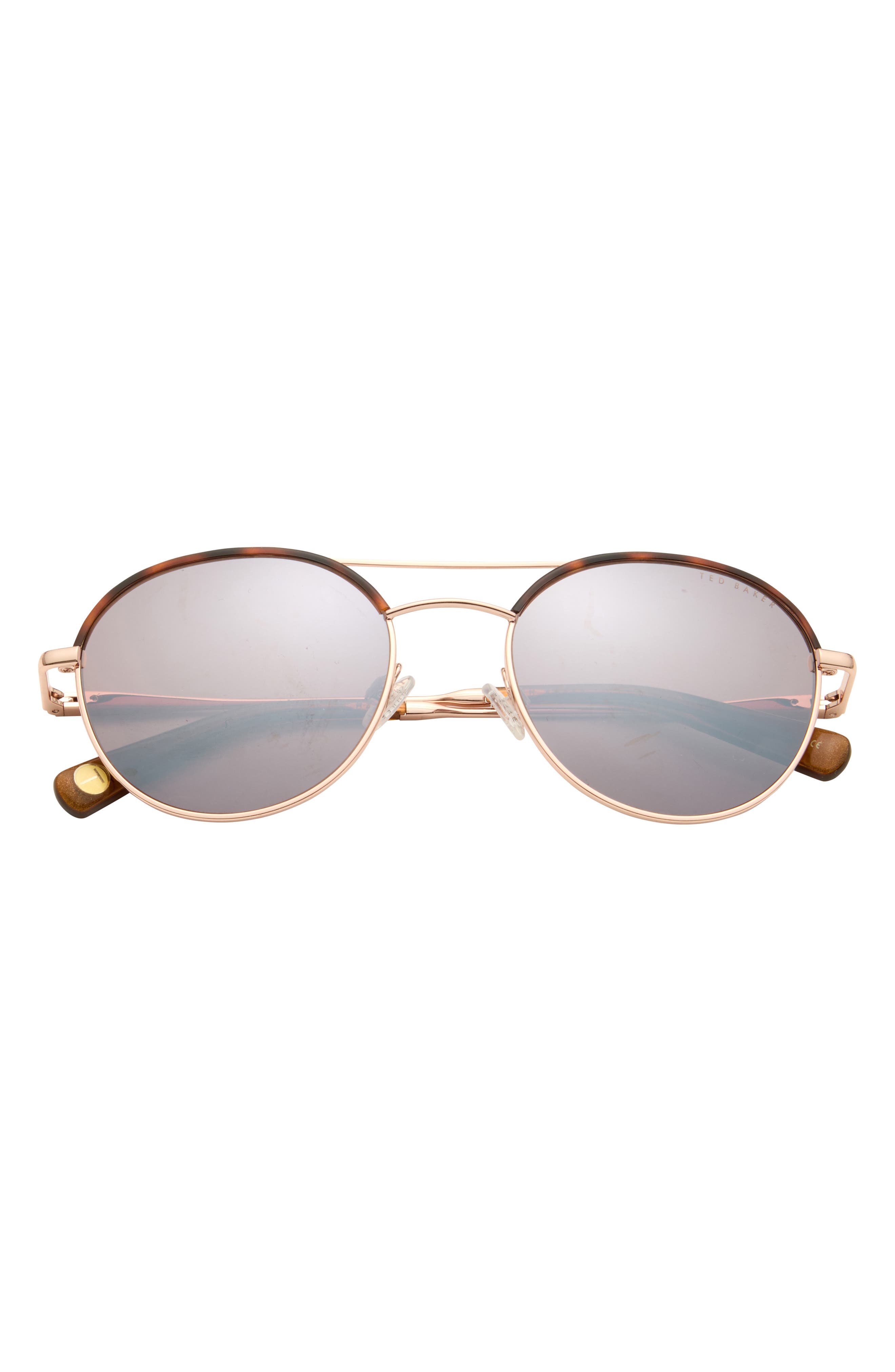 Ted Baker London 53mm Round Sunglasses
