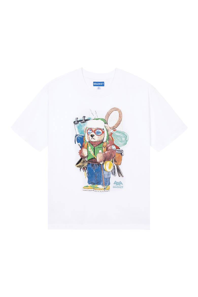Ultralight Bear Graphic T-Shirt, Main, color, WHITE