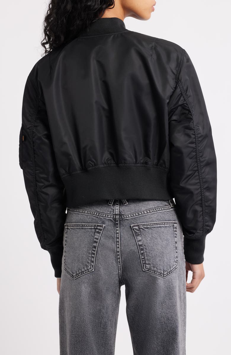 Alpha Industries L-2B Gen Crop Flight Jacket, Alternate, color,