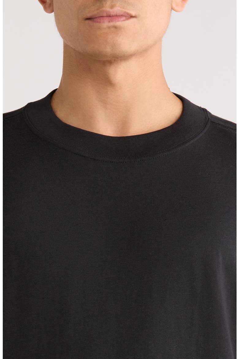 Essential Cotton Blend T-Shirt, Alternate, color, VINTAGE BLACK