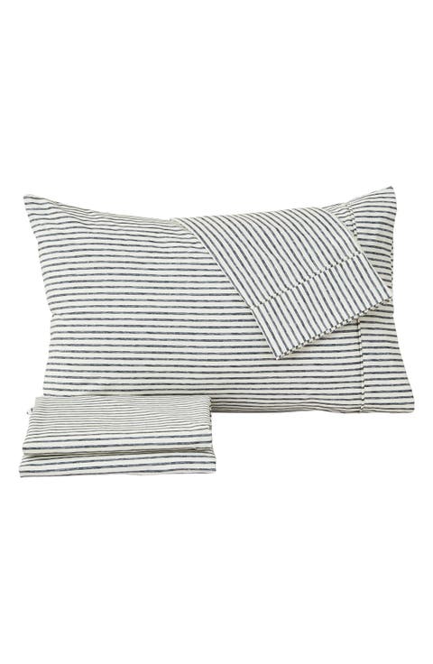 Stripe Microfiber Sheet Set