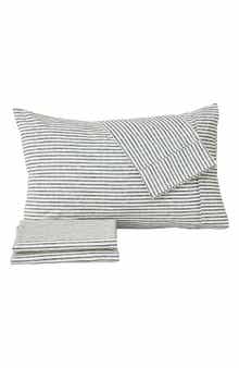 Woven & Weft Stripe Microfiber Sheet Set