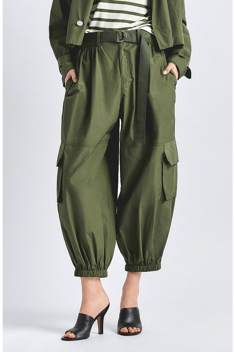 Tasmin Belted Balloon Cargo Pants, Main, color, FATIGUE