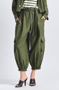 Derek Lam 10 Crosby Tasmin Belted Balloon Cargo Pants