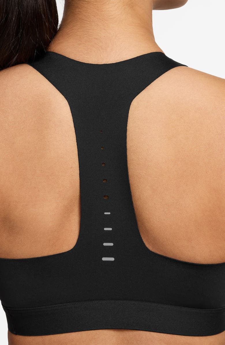 Nike Swift Dri-FIT High Support Sports Bra, Alternate, color, 010 Black/Silver