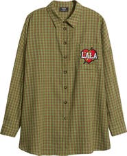 Dressed in Lala Soul Searching Cotton Button-Up Shirt