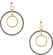 OLIVIA WELLES Ladana Detail Hoop Drop Earrings