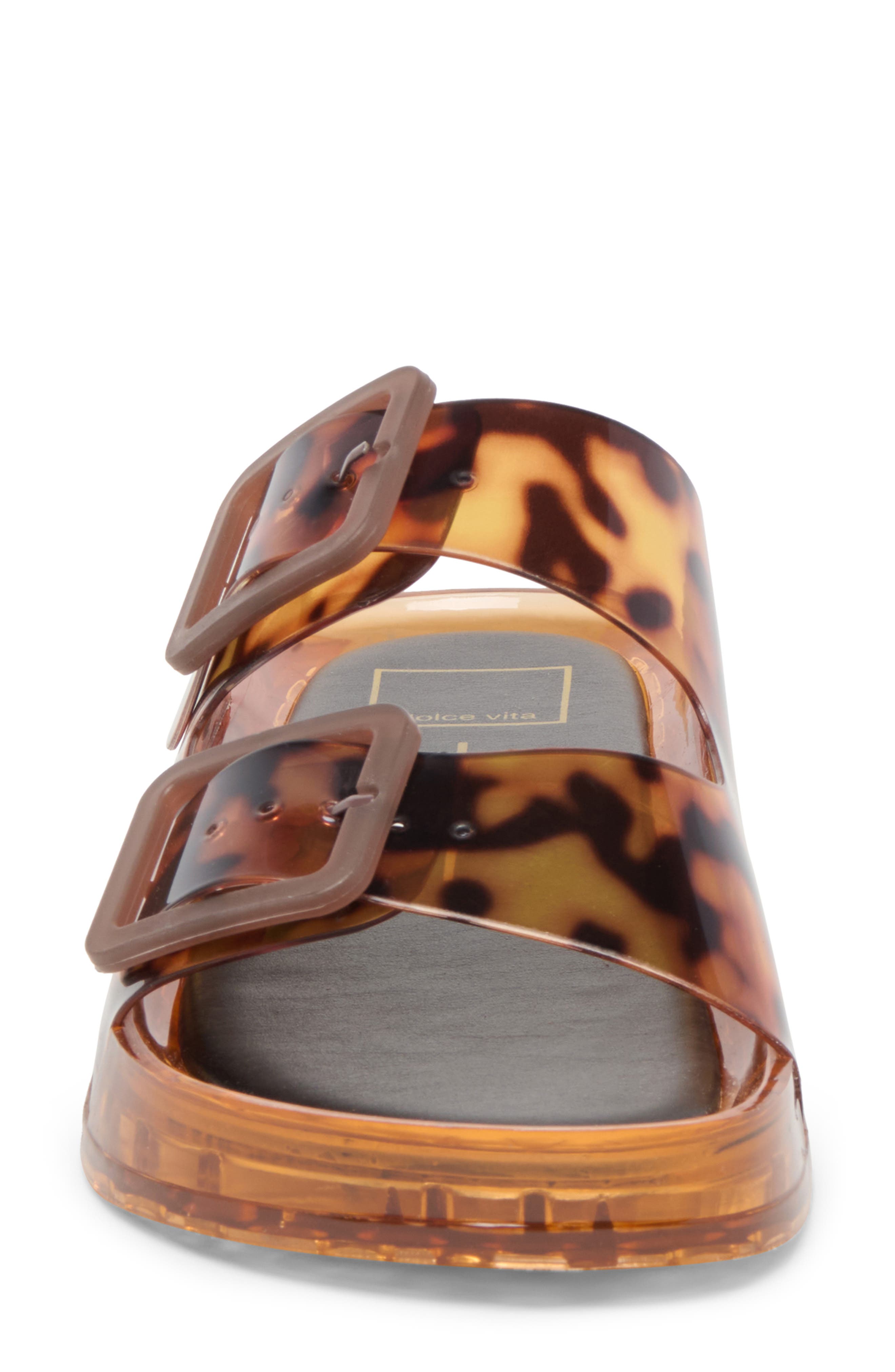 Julio Jelly Sandal, Alternate, color, TORTOISE VINYL