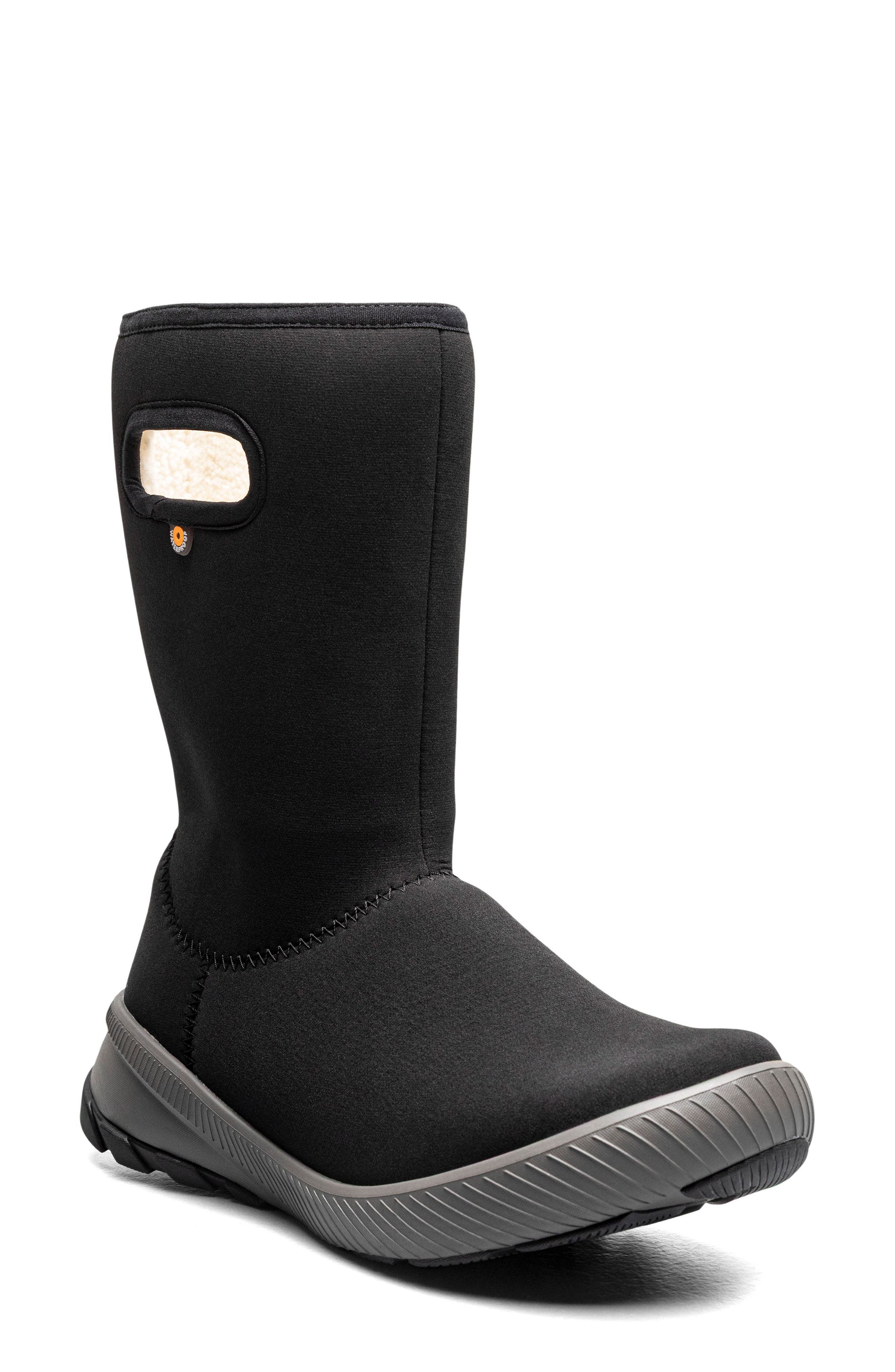 Coral Tall Waterproof Boot, Main, color, BLACK/ GRAY