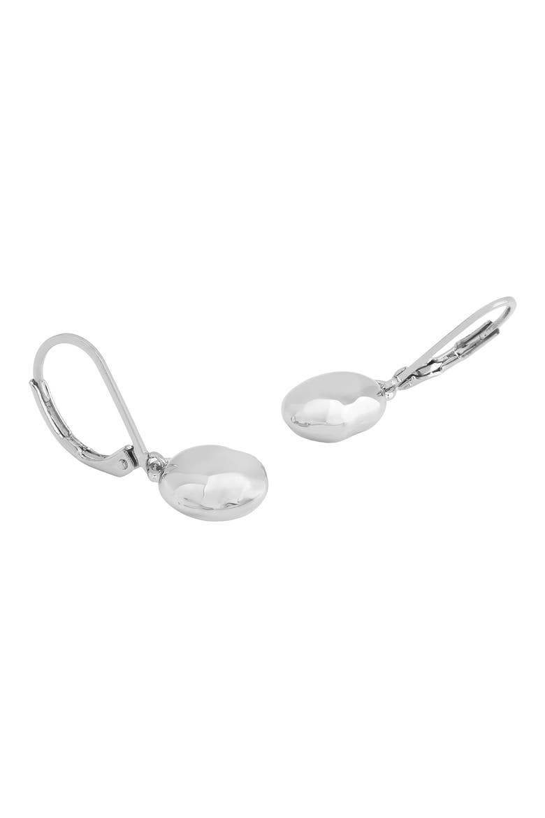 Sculptural Drop Earrings, Alternate, color, SILVER