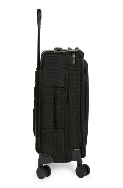 Briggs & Riley Baseline Essential 22-inch Expandable Spinner Carry-on Bag In Black