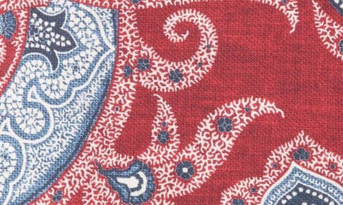 Nordstrom Paisley Silk Pocket Square In Gold