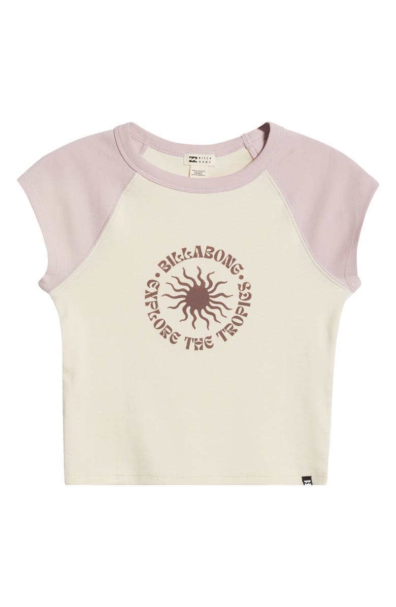 Billabong Paradise Colorblock Cotton Graphic T-Shirt, Alternate, color, Haze