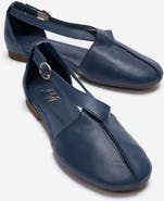 Forever & Always Shoes Fable Leather Side Cut Ballet Flat