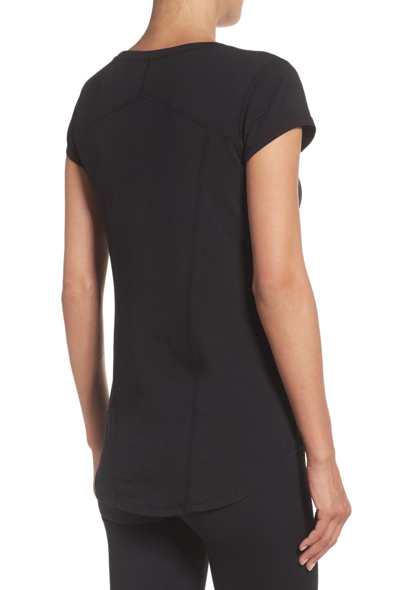 'Siesta' Studio Tee, Alternate, color, BLACK