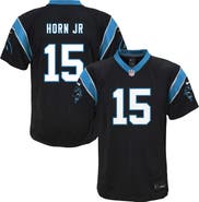 Nike Youth Nike Jimmy Horn Jr. Black Carolina Panthers Team Game Jersey
