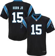 Nike Youth Nike Jimmy Horn Jr. Black Carolina Panthers Team Game Jersey