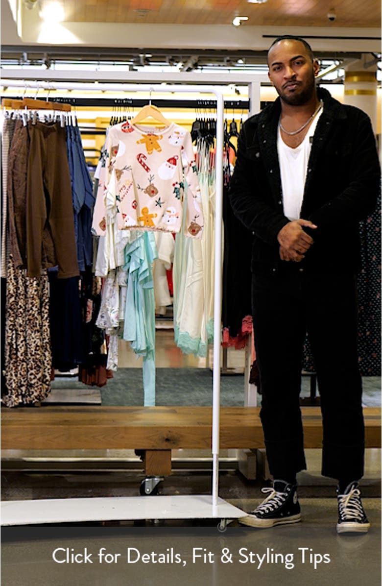 Kids' Rib Print Long Sleeve Top, sales video thumbnail