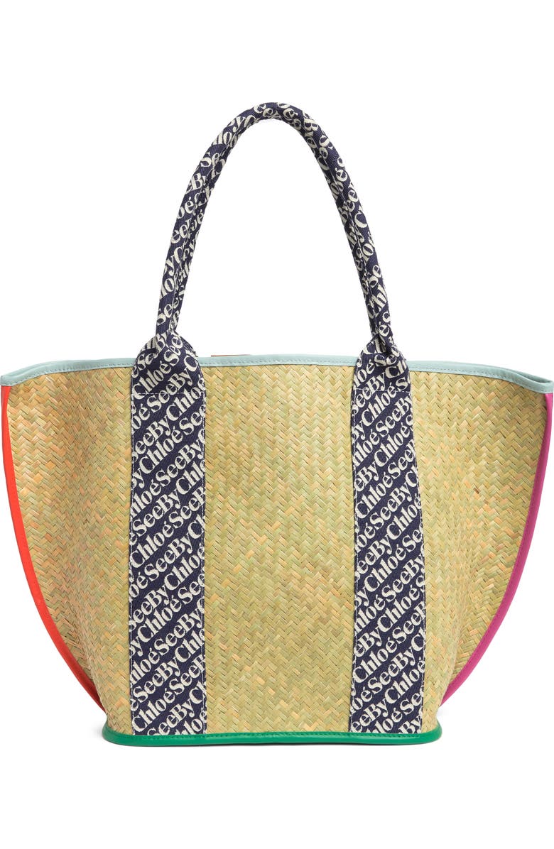 See by Chloé Laetizia Woven Basket Tote, Alternate, color,