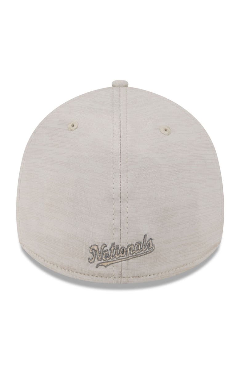 New Era Men's New Era Cream Washington Nationals 2024 Clubhouse 39THIRTY Flex Fit Hat, Alternate, color, Cream