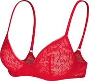 SAVAGE X FENTY Signature Script Lace Underwire Demi Bra